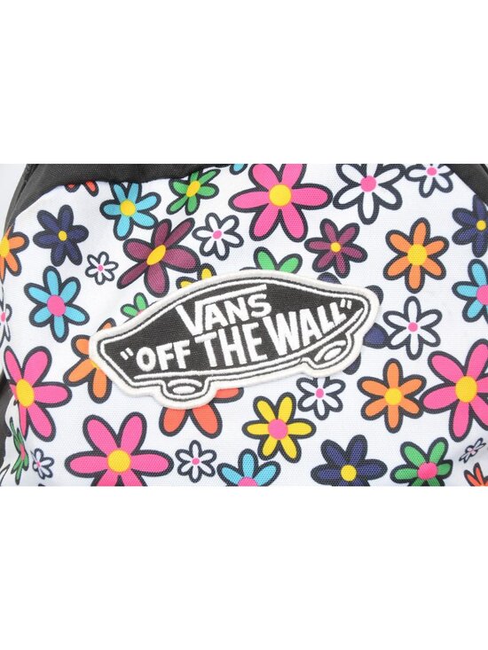 Vans Off The Wall Realm Backpack Black Wildflower Funky Floral Print School Bag main image 7